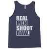 real men shoot raw Tank Top
