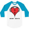 heart beats 3/4 Sleeve Shirt