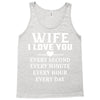 I Love you Wife Tank Top