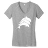 three dolphins Women's V-Neck T-Shirt