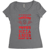 horror movies, pizza and beer Women's Triblend Scoop T-shirt