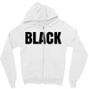 black Zipper Hoodie