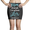 Mom Great Job I'm Awesome Love Happy Mother's Day Mini Skirts