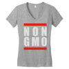 non gmo Women's V-Neck T-Shirt