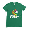 feeling stabby Ladies Fitted T-Shirt