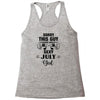 sorry this guy is already taken by a super sexy  july girl Racerback Tank