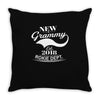 New Grammy 2018 Rokie Dept. Throw Pillow