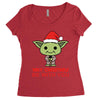 may christmas be with you Women's Triblend Scoop T-shirt