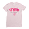 On Wednesdays We Smash The Patriarchy Ladies Fitted T-Shirt