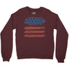 us flag Crewneck Sweatshirt