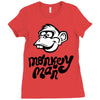monkey man Ladies Fitted T-Shirt