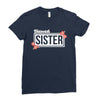 blessed sister with flower white color Ladies Fitted T-Shirt