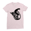 fangs dragon Ladies Fitted T-Shirt