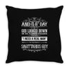 And 8th Day God Look Down So God Made A Sagittarius Guy Throw Pillow