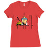 sumo pile driver Ladies Fitted T-Shirt