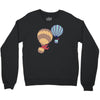 hot bear balloon Crewneck Sweatshirt