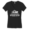 Faith Can Move Mountains Women's V-Neck T-Shirt