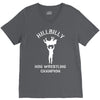 hillbilly hog wrestling champ V-Neck Tee