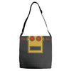 lmfao robot head Adjustable Strap Totes
