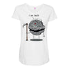 i am death Maternity Scoop Neck T-shirt