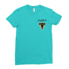 black clover pocket Ladies Fitted T-Shirt