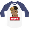 xxxtentacion 3/4 Sleeve Shirt