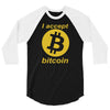 bitcoin 3/4 Sleeve Shirt