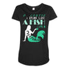 mermaid Maternity Scoop Neck T-shirt