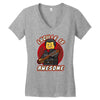 lucille is awesome Women's V-Neck T-Shirt