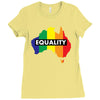 Vote Yes-Australia Marriage Equality Ladies Fitted T-Shirt