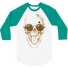 skull coffee 3/4 Sleeve Shirt