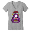 happy birthday monster Women's V-Neck T-Shirt