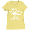 New Grandma 2018 Rokie Dept. Ladies Fitted T-Shirt
