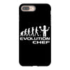 evolution of a chef cooking funny mens iPhone 8 Plus