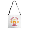 This Girl Loves Saint Bernard Adjustable Strap Totes