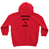 weekends coffee and dogs back Youth Hoodie