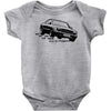 mercedes benz w126 Baby Onesie