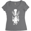 wolverine avengers inspired superhero Women's Triblend Scoop T-shirt
