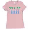 blue pikmin Ladies Fitted T-Shirt