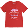cool grandma saurus. V-Neck Tee
