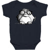 nerd penguin Baby Bodysuit