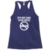 it's not cool to be cruel no bullies Racerback Tank