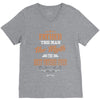 father the man the myth best father ever V-Neck Tee