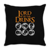 lord of drinks Throw Pillow