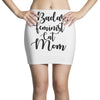 badass feminist cat mom Mini Skirts