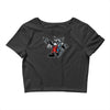rocket vintage cartoon style Crop Top