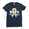 Hope Keeps Me Going Ladies Fitted T-Shirt