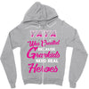 Yaya Was Created Because Need Real Heroes Zipper Hoodie