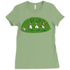 run away and keep going Ladies Fitted T-Shirt