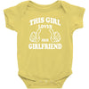 This Girl Loves Her Girlfriend Baby Onesie